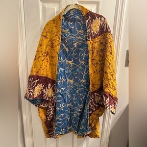 Kantha Reversible Drape Shawl